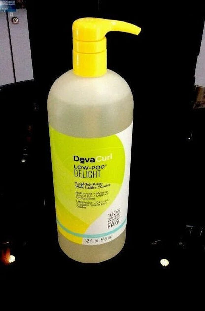 Devacurl Low - Poo Delight Mild Lather Cleanser 32 oz - VIP Extensions