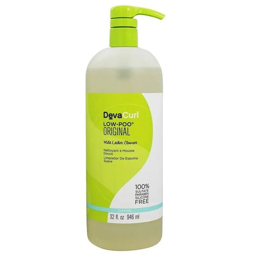 DevaCurl Low Poo Original Mild Lather Cleanser 32 oz - VIP Extensions