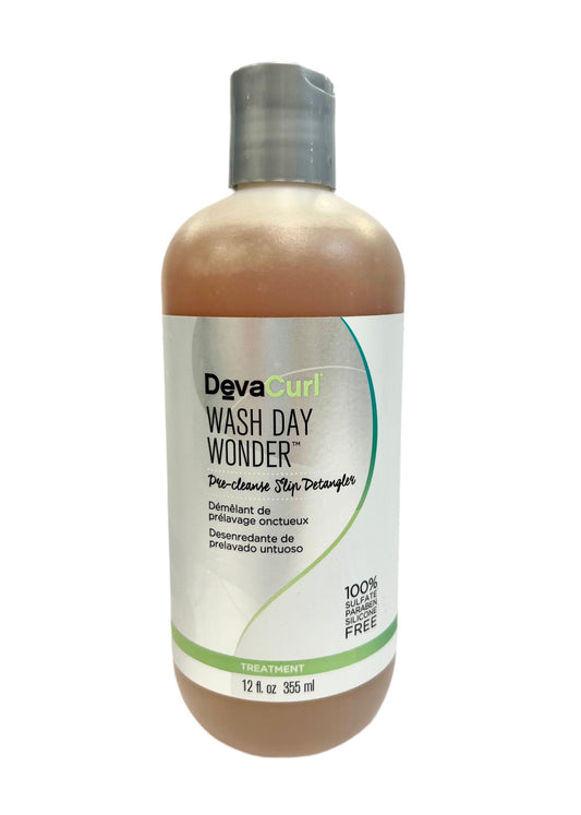DevaCurl Wash Day Wonder Pre - Cleanse Slip Detangler 12 fl oz - VIP Extensions
