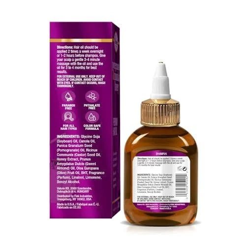 Difeel Pomegranate & Manuka Honey Premium Hair Oil 2.5 Oz. Travel Size - VIP Extensions