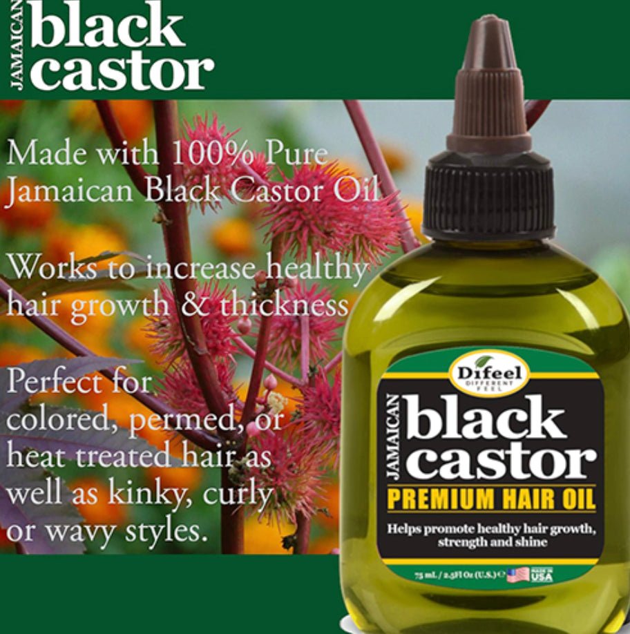 Difeel Superior Growth Jamaican Black Castor Premium Hair Oil 2.5 oz - VIP Extensions