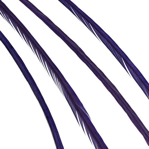 Donna Bella Solid Purple Feather Hair Extensions - VIP Extensions
