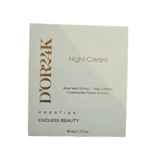 D’OR 24K Prestige Endless Beauty Recovery Night Cream 1.7 oz Gold Infused - VIP Extensions