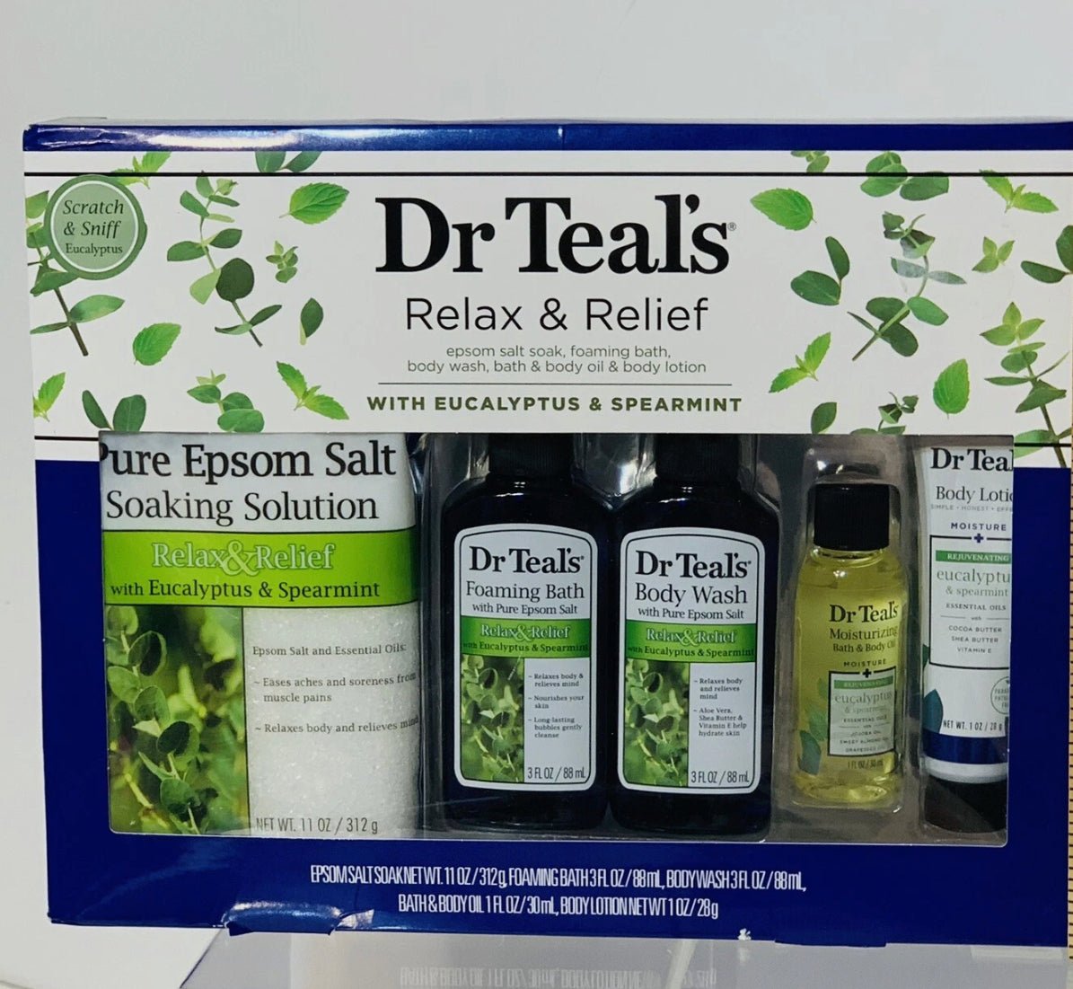 DR Teals Bath and Body Regimen Relax & Relief Gift Set: Eucalyptus & Spearmint - VIP Extensions
