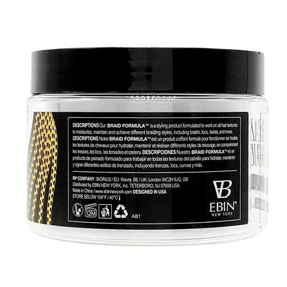 EBIN NEW YORK Braid Formula Conditioning Gel, Super Hold, 11oz - VIP Extensions