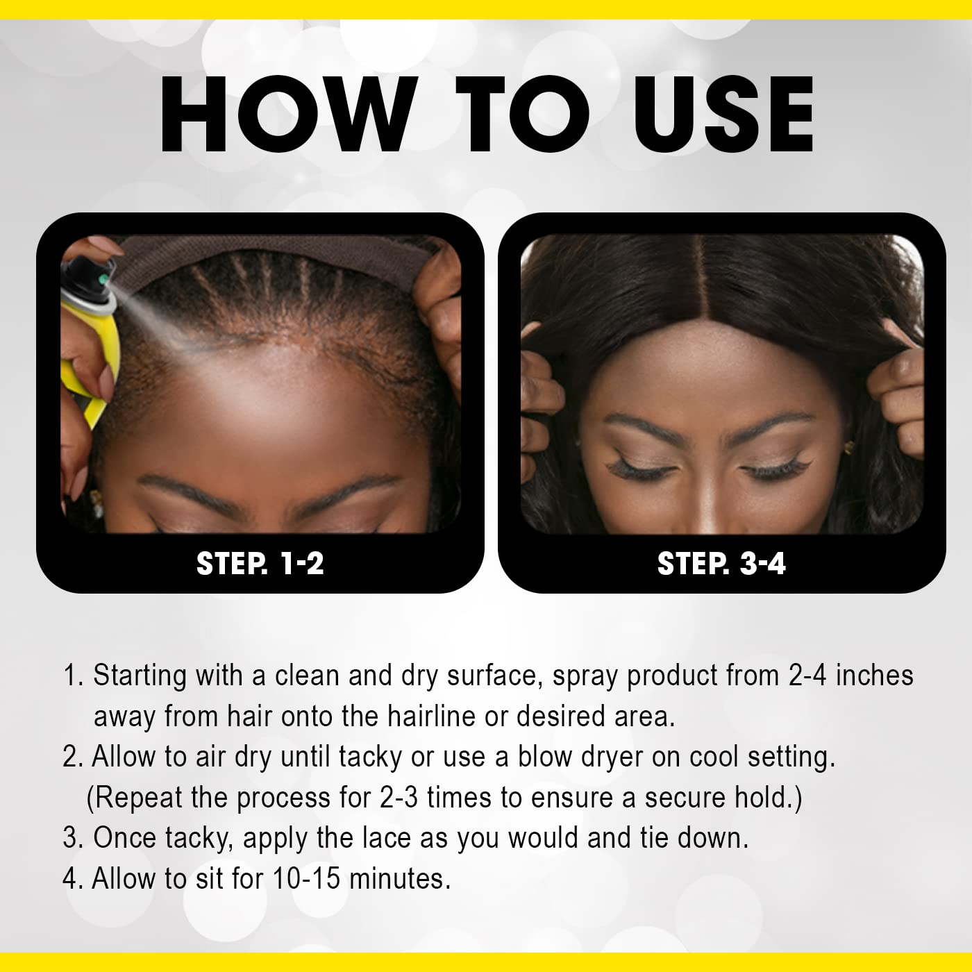 Ebin Wonder Lace Bond Adhesive Spray 180ml - 6.08fl oz - VIP Extensions