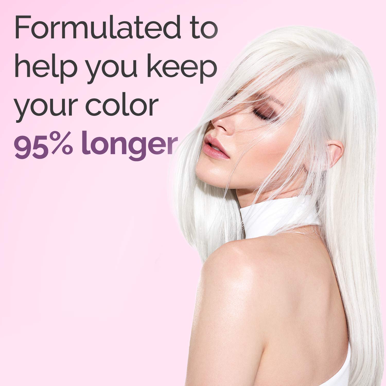 Framesi Color Lover Dynamic Blonde Conditioner, Purple Conditioner, Sulfate Free Conditioner, Color Treated Hair 16.9 Oz - VIP Extensions