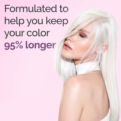 Framesi Color Lover Dynamic Blonde Conditioner, Purple Conditioner, Sulfate Free Conditioner, Color Treated Hair 16.9 Oz - VIP Extensions