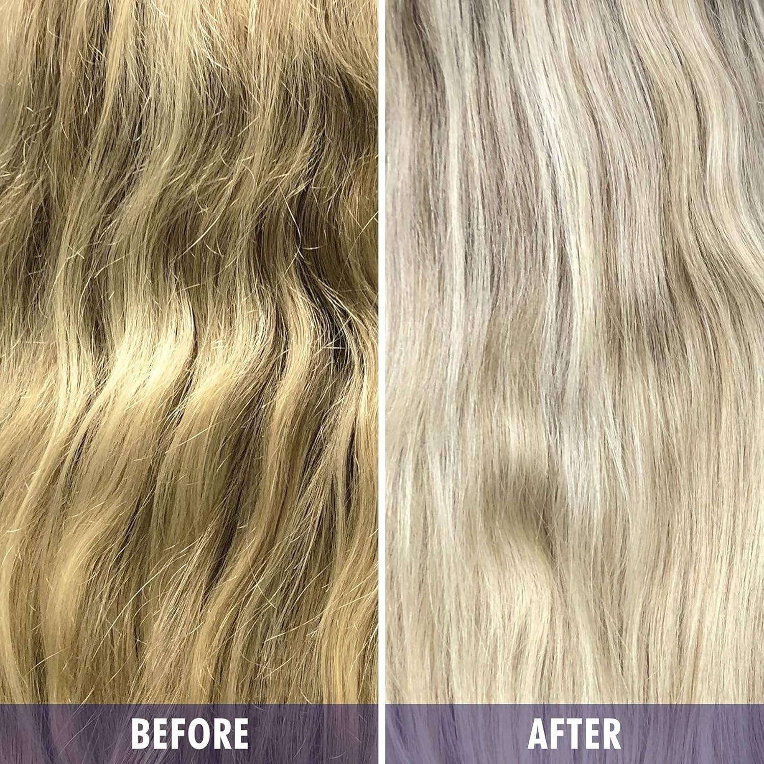 FRAMESI Color Lover Dynamic Blonde Purple Shampoo, Sulfate Free Shampoo, Color Treated Hai 16.9 Ozr - VIP Extensions