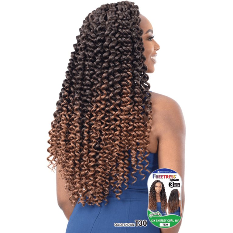 FreeTress Braid 3X Shirley Curl 18" - VIP Extensions
