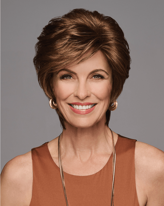 Gabor Femme & Flirty Short Shag Wig, Lightweight Volumous Style with Soft Layers, Average Cap, Gl14 - 22SS Sandy Blonde - VIP Extensions