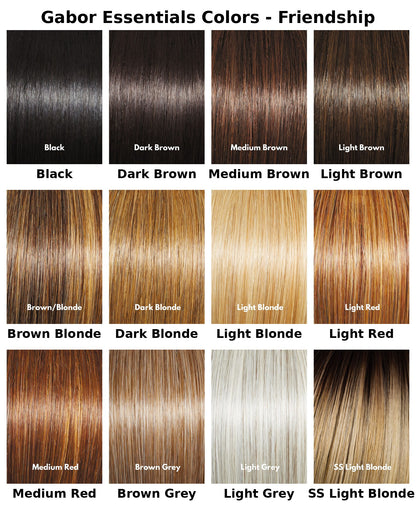 Gabor Essentials color chart - Friendship available colors