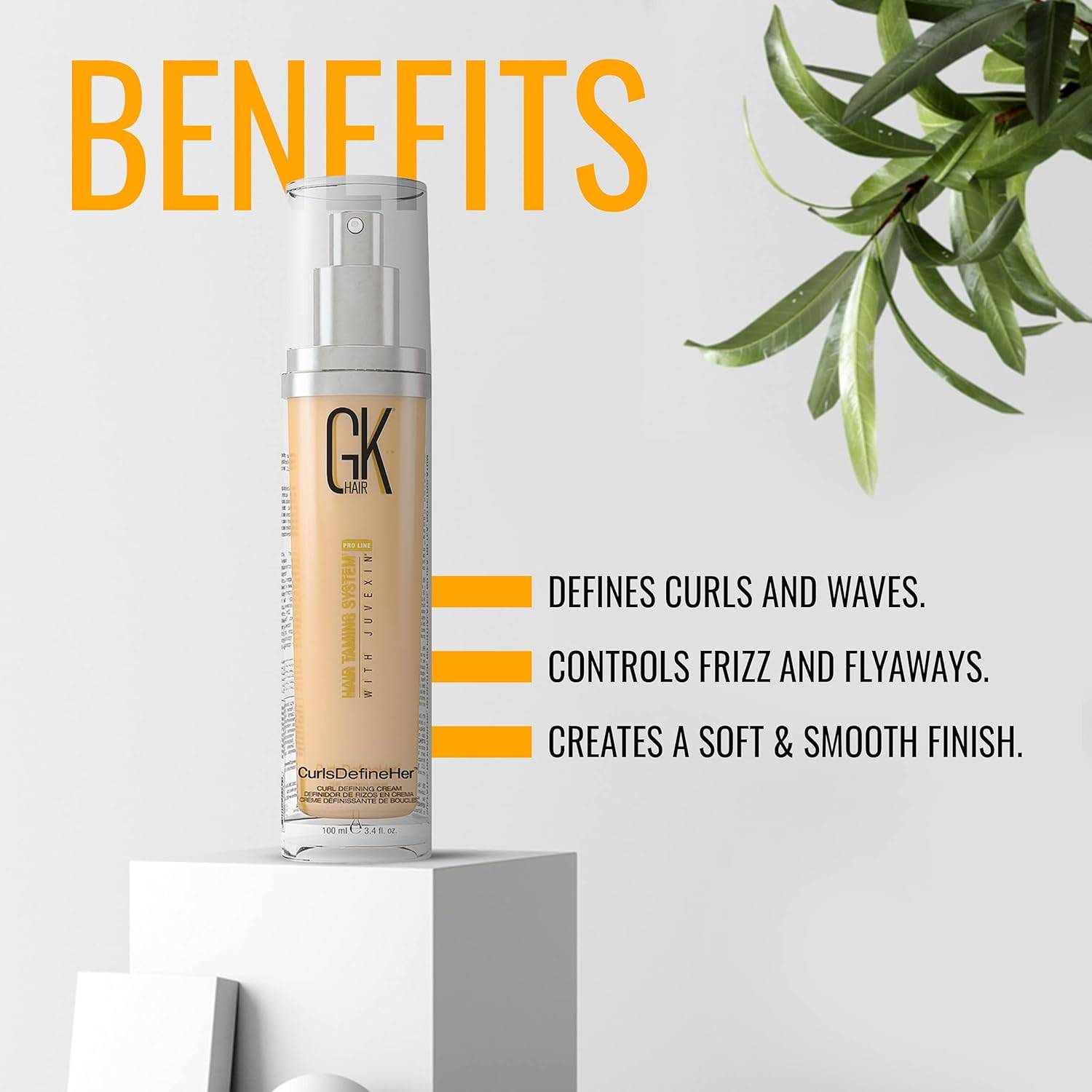 GK HAIR Global Keratin CurlsDefineHer (3.4 Fl Oz/100ml) - VIP Extensions