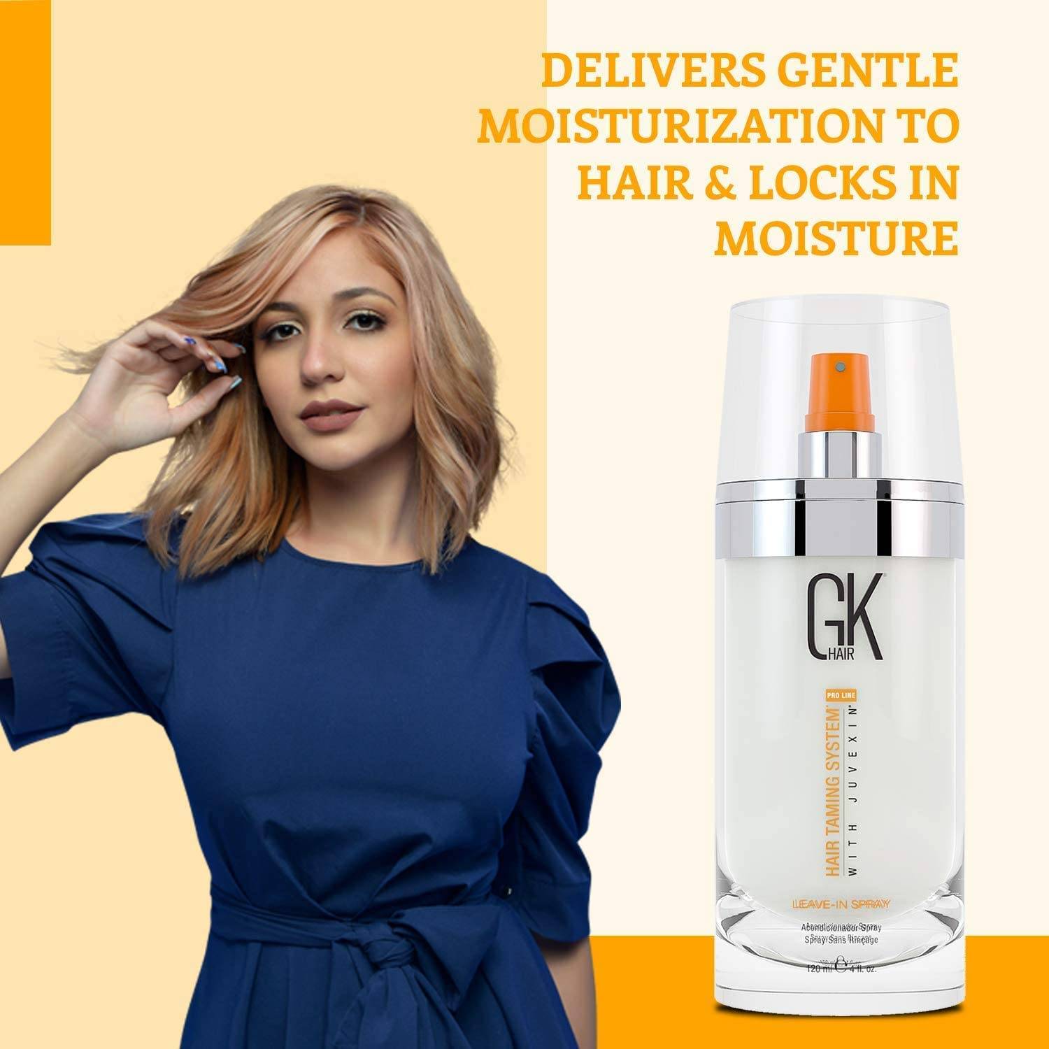 GK HAIR Global Keratin Leave In Conditioner Hair Spray (4 Fl Oz - VIP Extensions