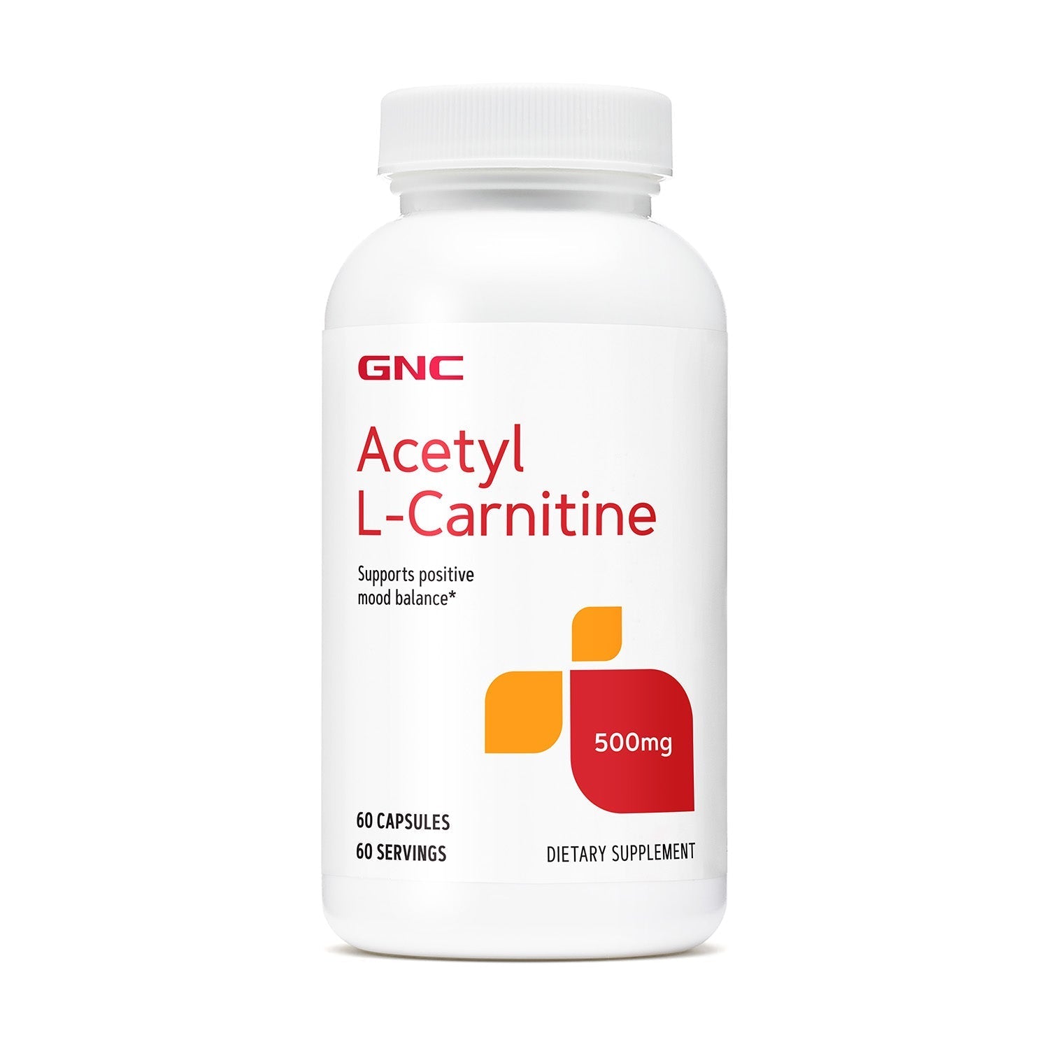 GNC Acetyl-L-Carnitine 500 mg, 60 capsules