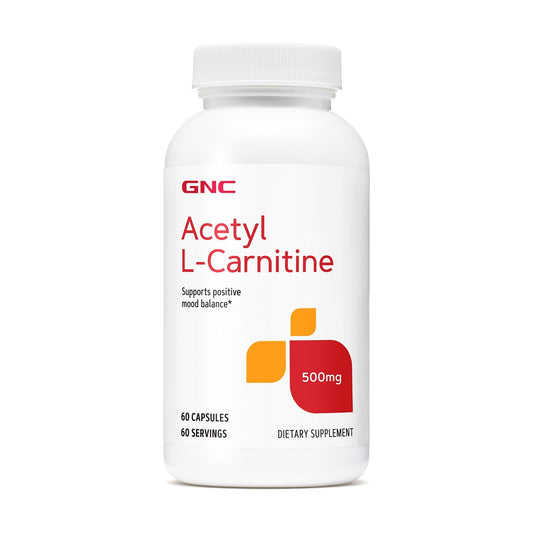 GNC Acetyl-L-Carnitine 500 mg, 60 capsules