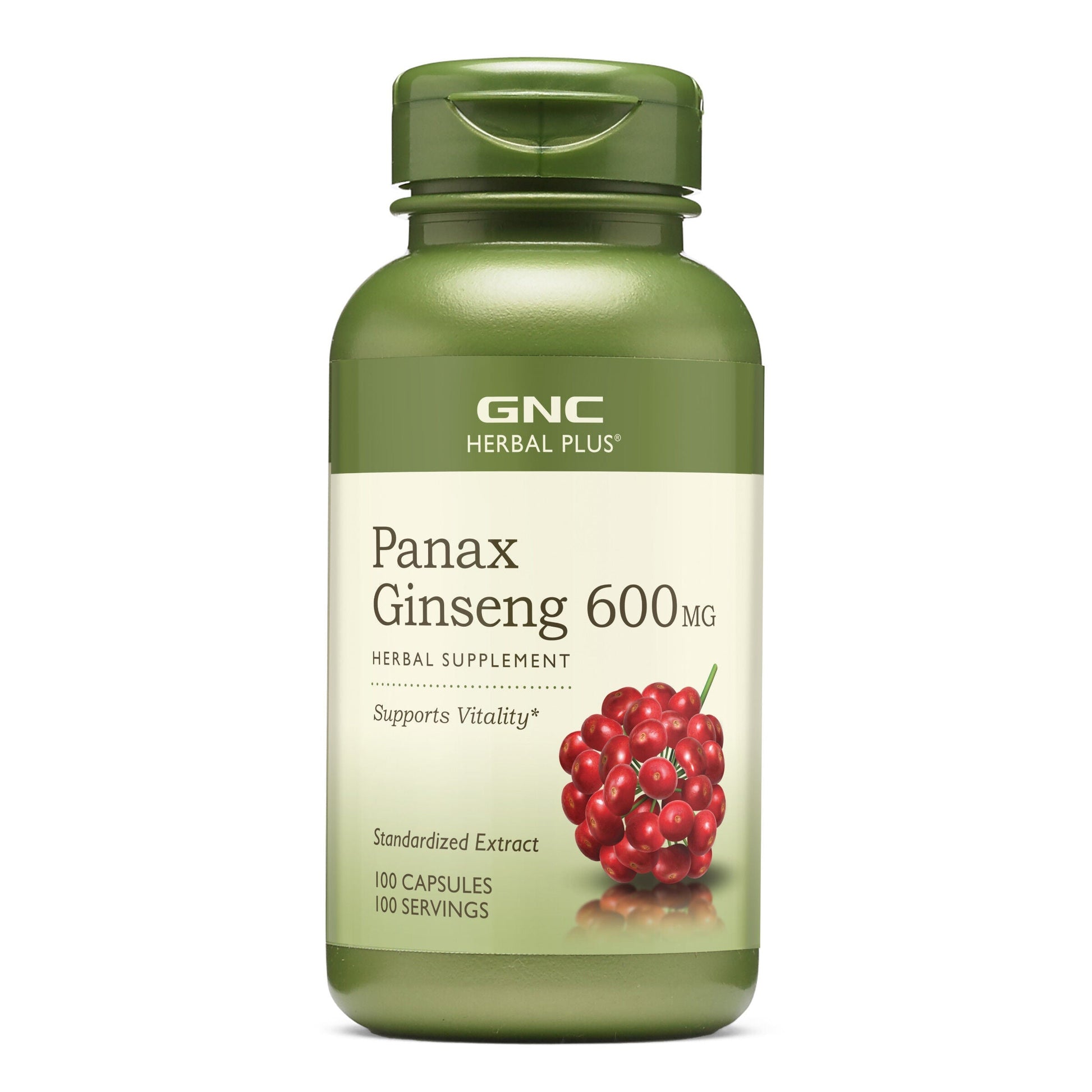 GNC Herbal Plus Panax Ginseng 600 mg, 100 capsules