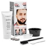 Godefroy Barbers Choice 3 Application Beard and Mustache Dye for Men, 6 Weeks of Cover for Gray Facial Hair Dark Brown - VIP Extensions