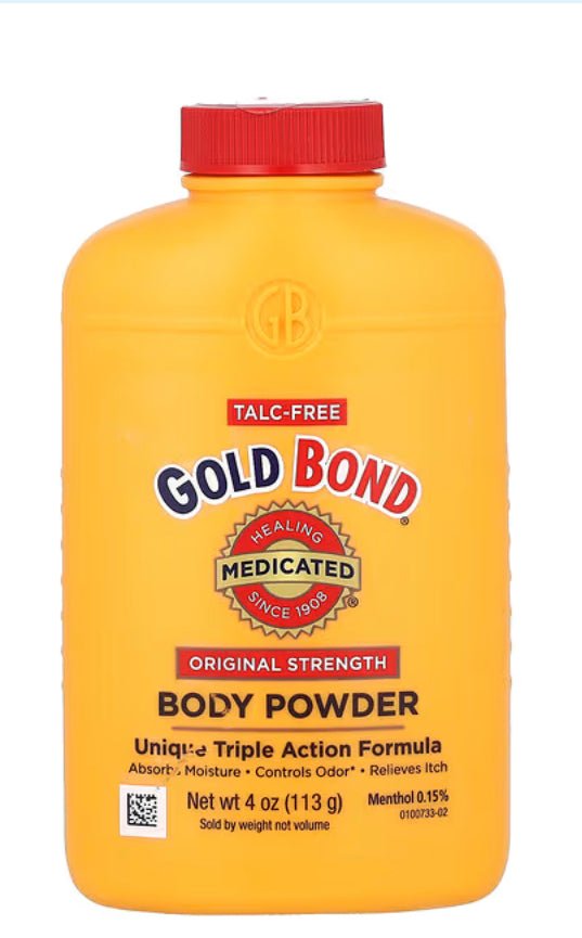 Gold Bond Medicated Talc - Free Extra Strength Body Powder 10oz - VIP Extensions