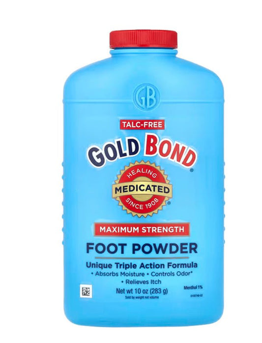 Gold Bond Medicated Talc - Free Foot Powder 10 Oz - VIP Extensions