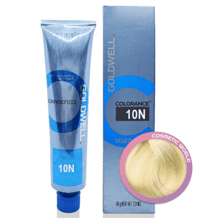 Goldwell Colorance Demi-Permanent Hair Color, 2.1 oz Tube - 10N Extra Light Blonde