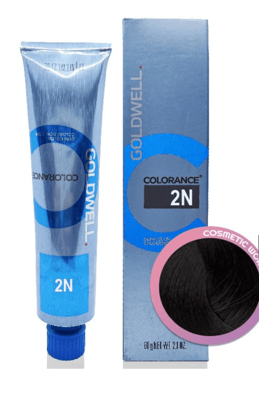 Goldwell Colorance Demi - permanent Dye Hair Color (4.2 oz. Canister) (2N - VIP Extensions