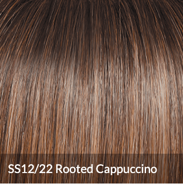 Raquel Welch Crave the Wave Top-of-the-Head Pageboy Hair Piece Wig by HairUWear, SS12/22 Shaded Cappuccino - shade SS12-22