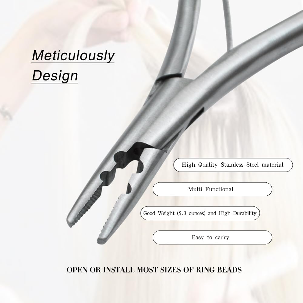 Hair Extension Two 2 Hole Plier - VIP Extensions