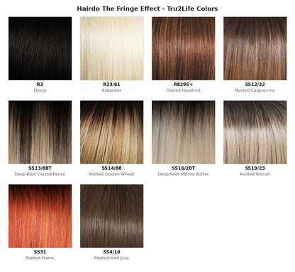 Hairdo The Fringe Effect - Tru2Life color chart