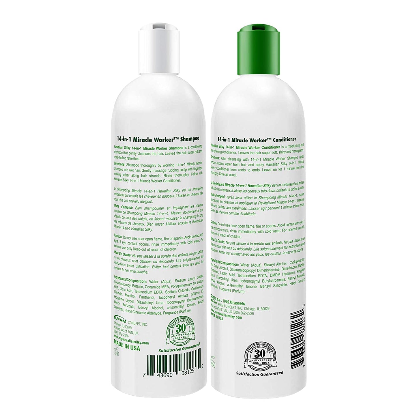 Hawaiian Silky Miracle Worker Shampoo & Conditioner, 16 fl oz - VIP Extensions