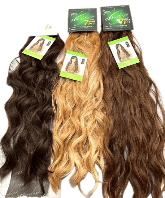 Illusions Collection Flamingo Clip Clip On (7 pieces) - VIP Extensions