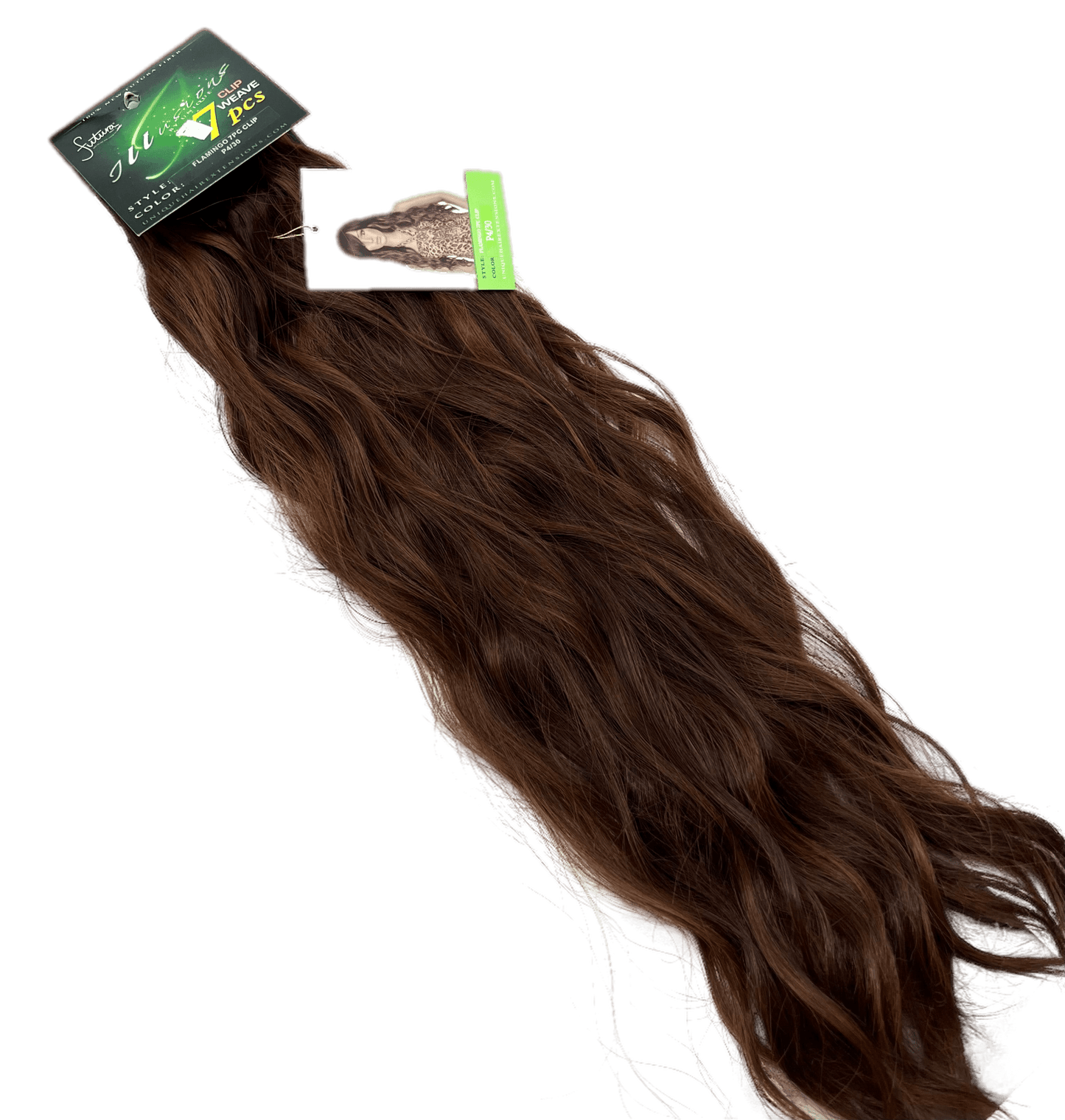 Illusions Collection Flamingo Clip Clip On (7 pieces) - VIP Extensions