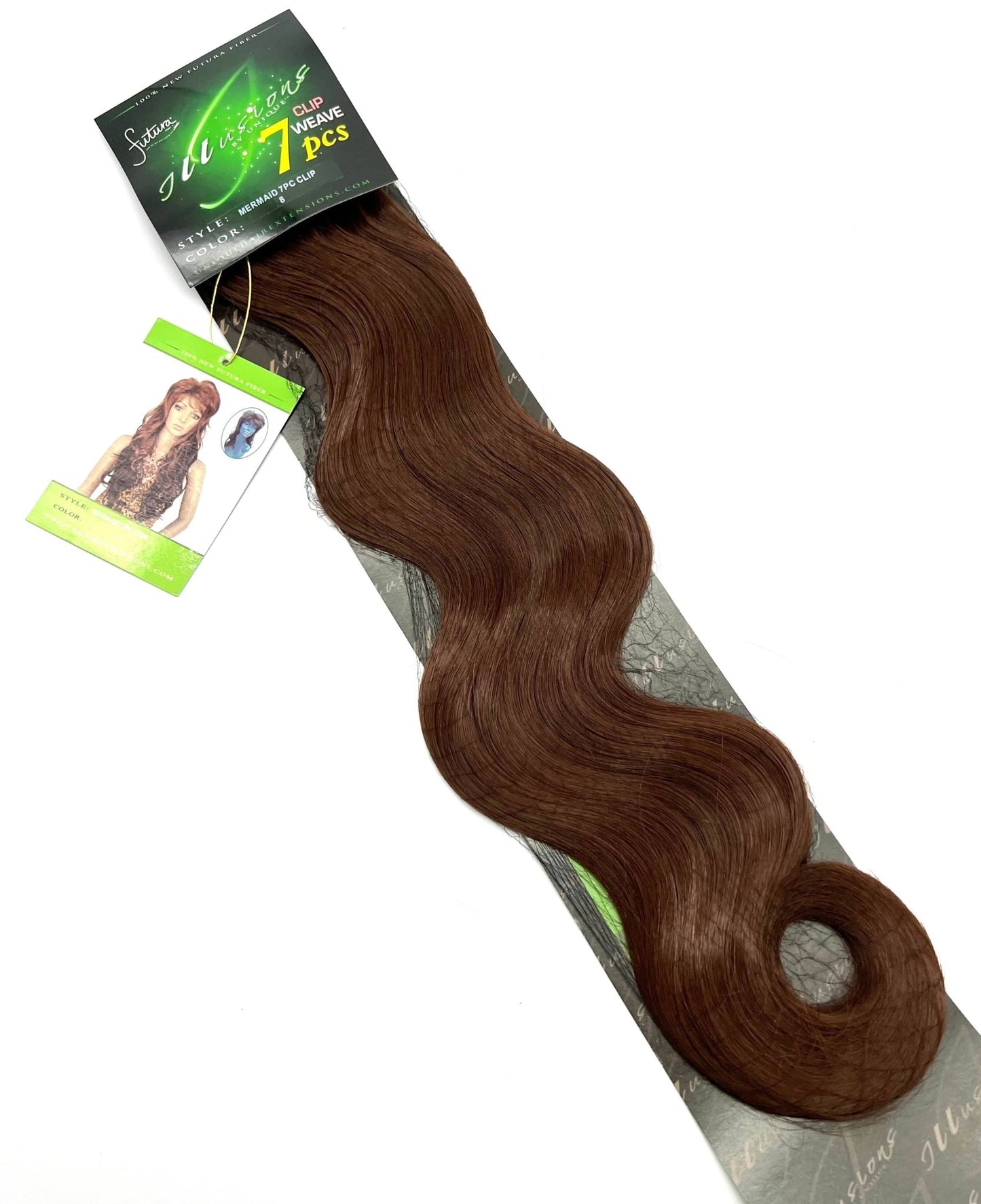 Illusions Collection Mermaid Clip (7 pieces Clip On) 22 inch - VIP Extensions