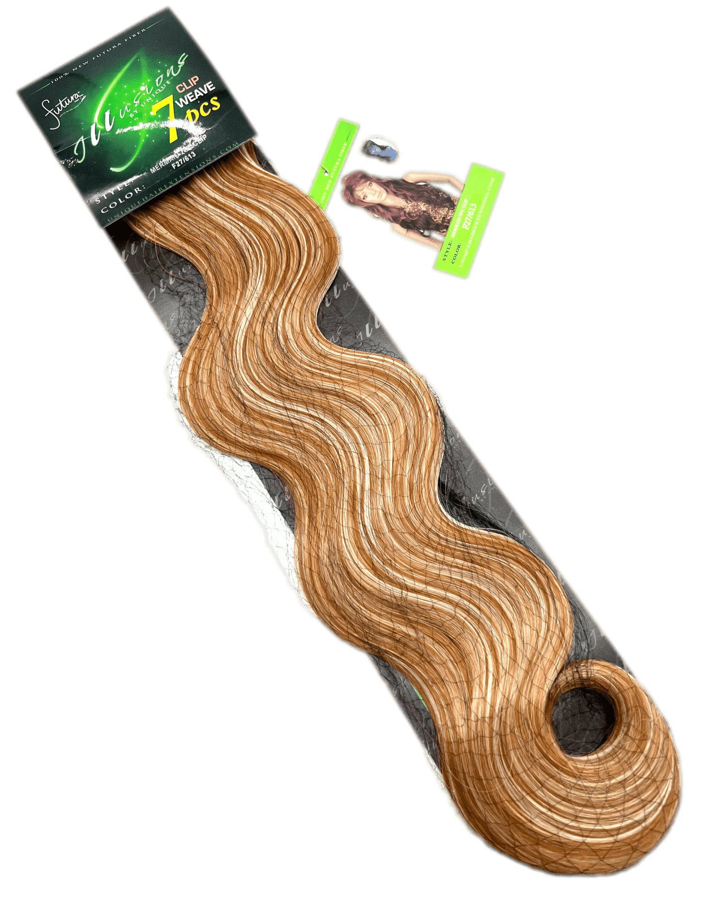 Illusions Collection Mermaid Clip (7 pieces Clip On) 22 inch - VIP Extensions