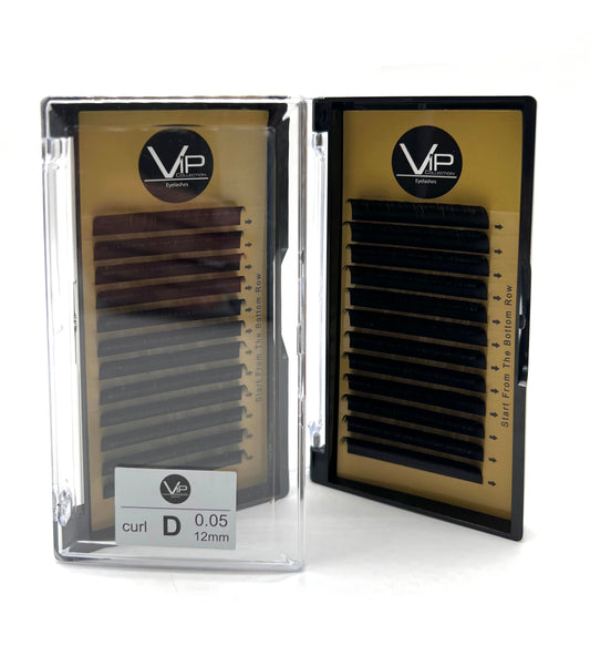 VIP Faux Mink Lash D Curl 0.05mm Wide, 17mm Long
