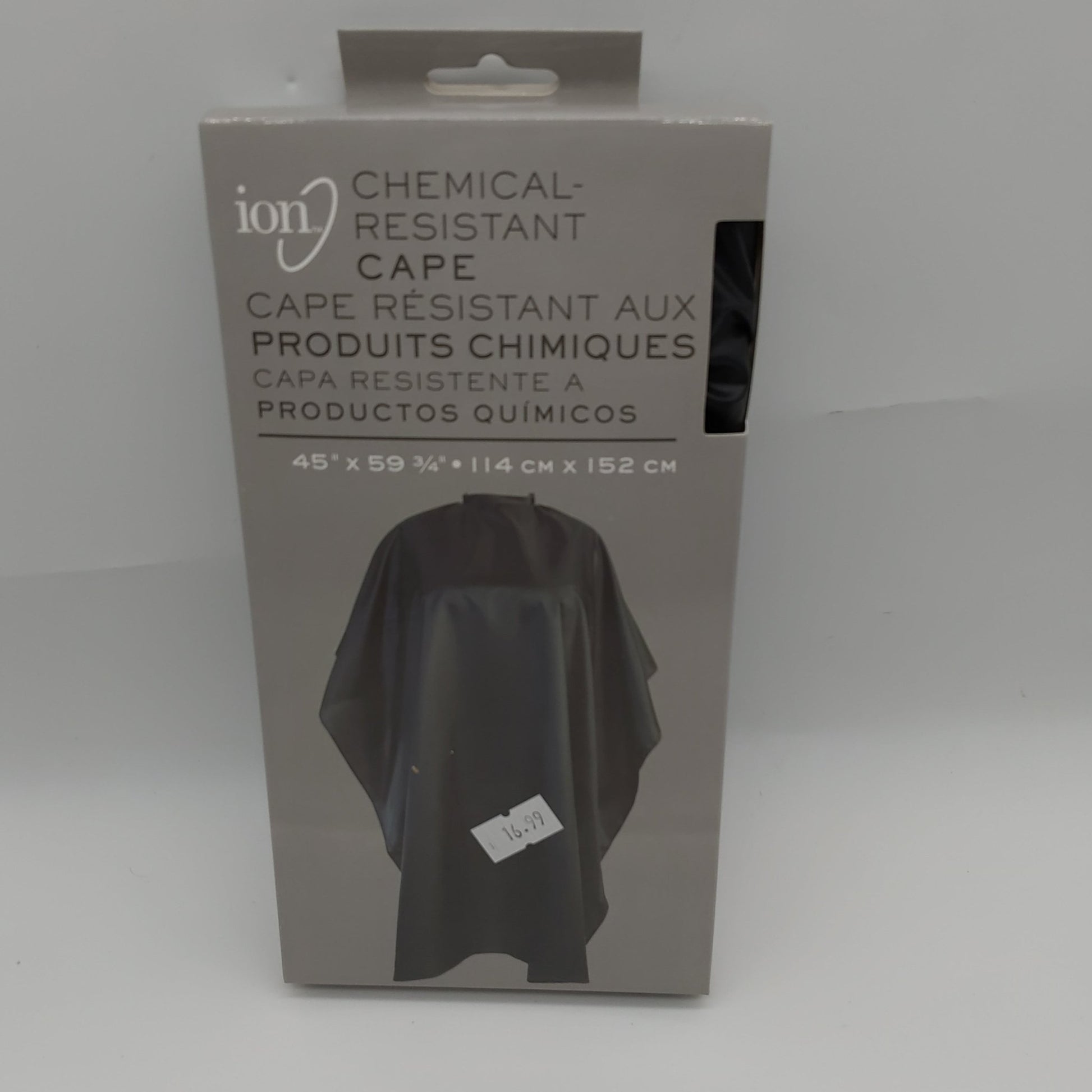 Ion Chemical - Resistant Cape 45" x 60" Black - NEW IN BOX - VIP Extensions