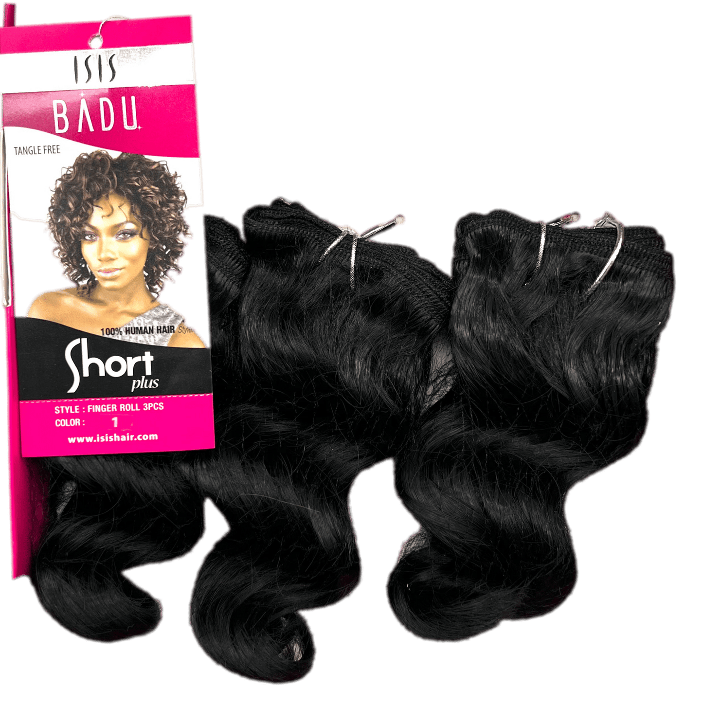 ISIS 100% Human Hair Short Plus Finger Rolls 3 pcs - VIP Extensions