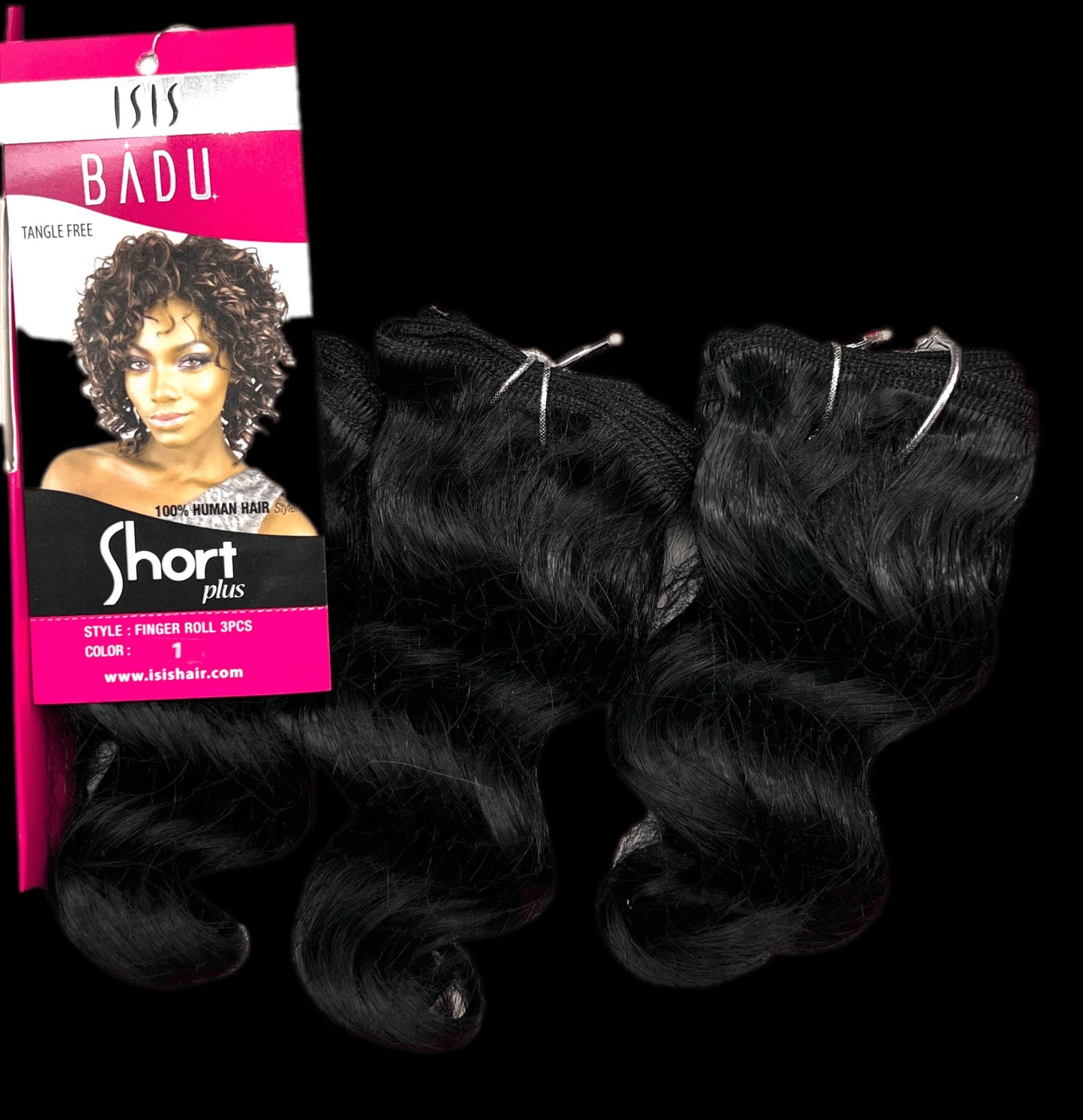 ISIS 100% Human Hair Short Plus Finger Rolls 3 pcs - VIP Extensions