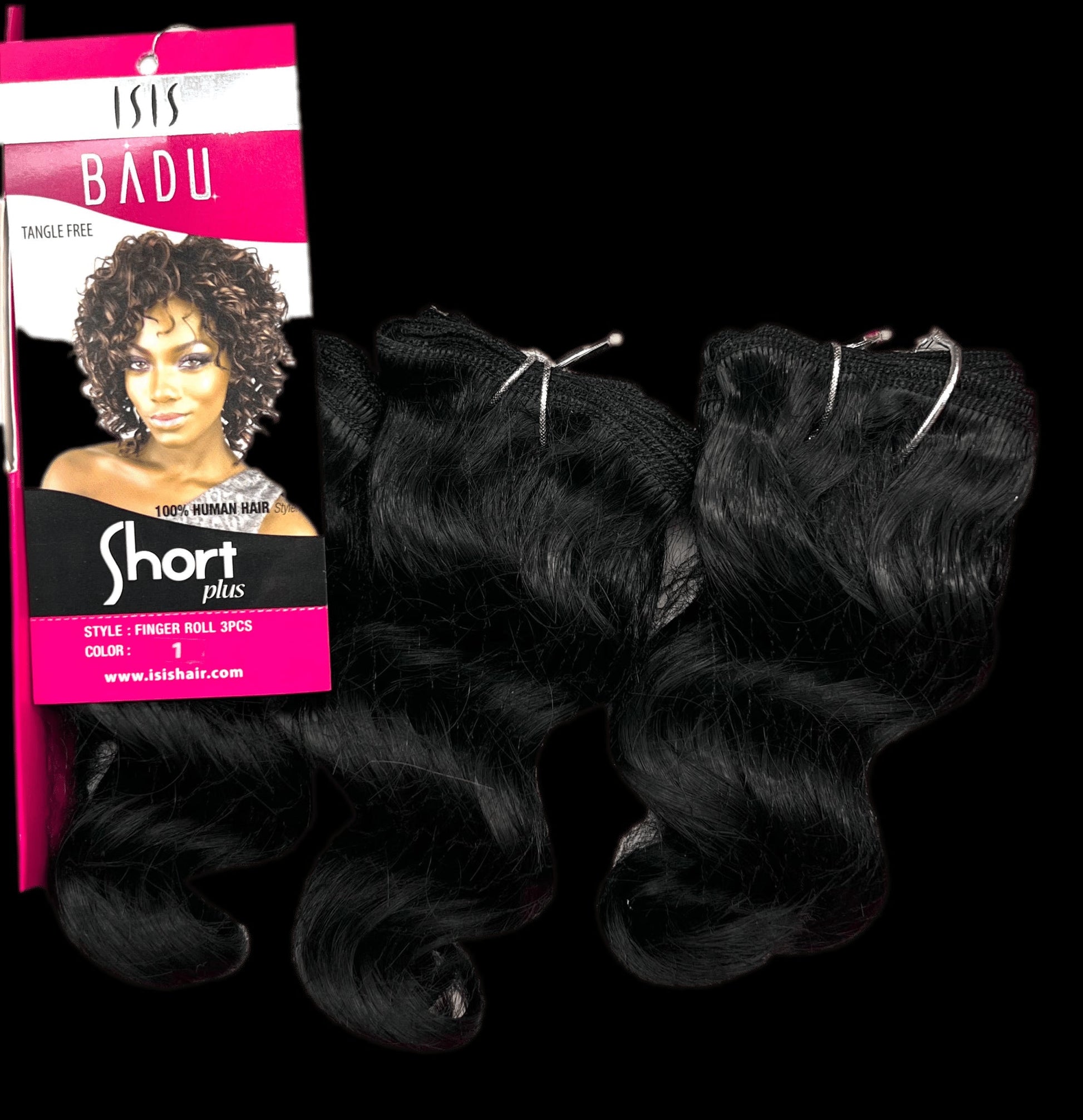 ISIS 100% Human Hair Short Plus Finger Rolls 3 pcs - VIP Extensions