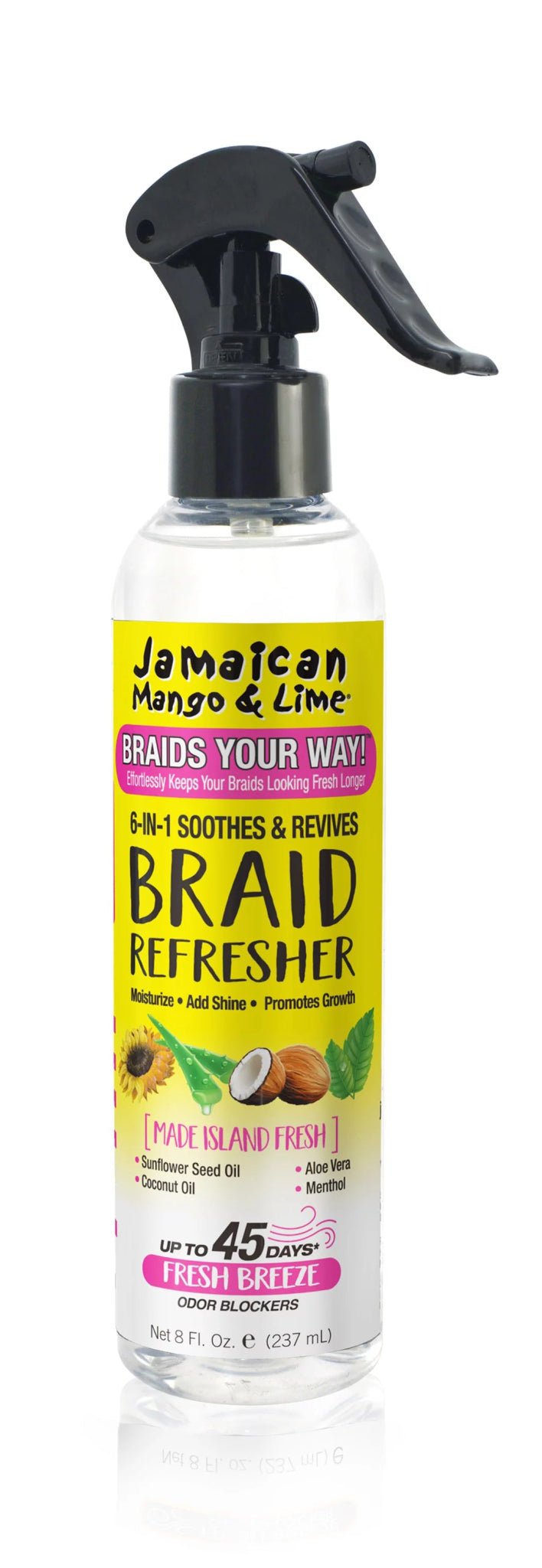 Jamaican Mango & Lime - Braid Your Way 6 - in - 1 Soothes & Revives Braid Refresher - VIP Extensions