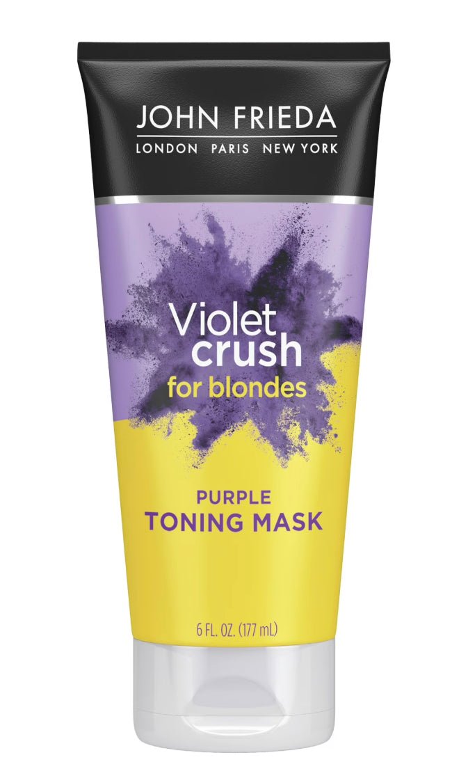 John Frieda Purple Shampoo Deep Conditioning Purple Toning Mask fl 6 Oz - VIP Extensions