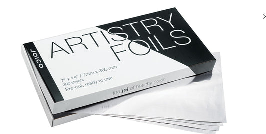 Joico Aertistry Foils 7" x 14" / 7mm x 366 mm - 300 sheets Pre - cut ready to use. - VIP Extensions