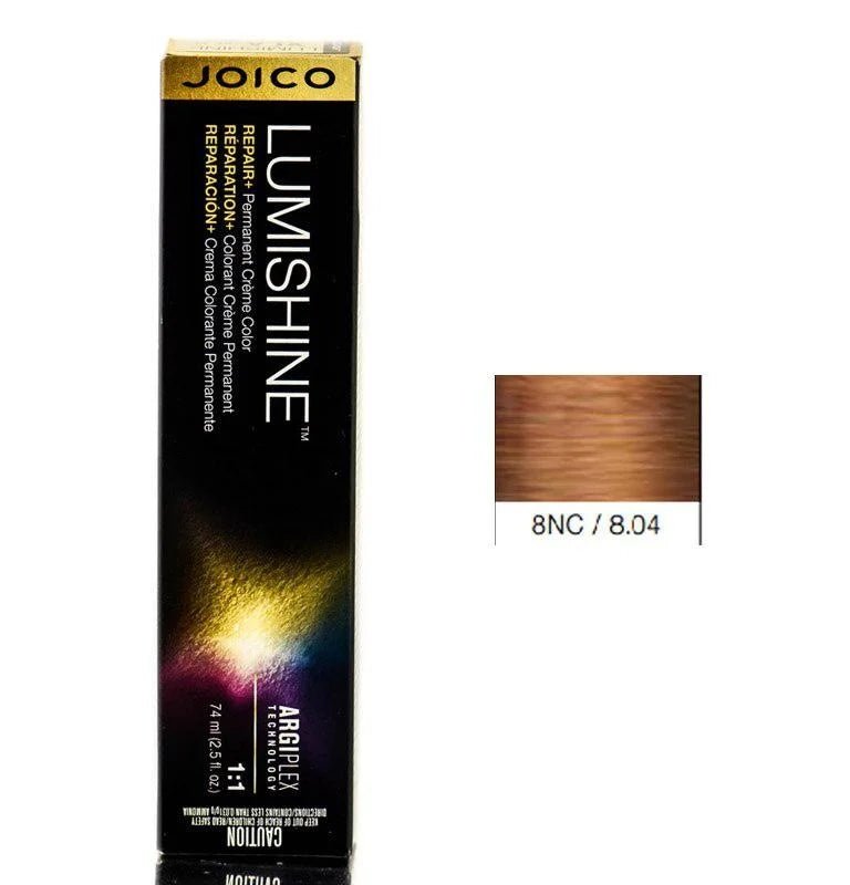 Joico LumiShine Permanent Creme Hair Color, 2.5 oz - 8NC Natural Copper