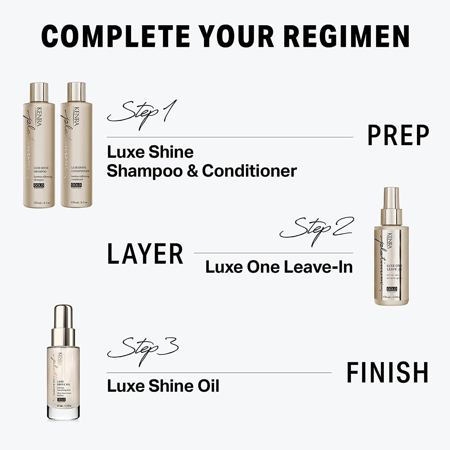 Kenra Platinum Luxe One Leave - In | All - In One Miracle Spray 5.0 fl oz - VIP Extensions