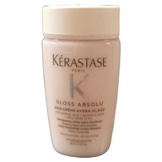 Kérastase Gloss Absolu Bain Crème Hydra-Illuminating Shampoo 2.7 oz Travel Size - VIP Extensions