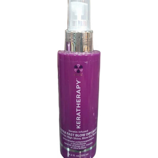 Keratherapy Keratin Infused Color Protect Blowout Spray for Hair, 4.2 fl. Oz., 125 ml - VIP Extensions