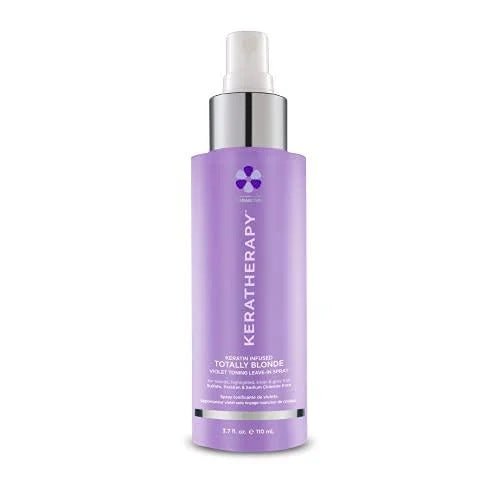 Keratherapy Keratin Infused Totally Blonde Violet Toning Leave-In Spray 3.7 oz - VIP Extensions