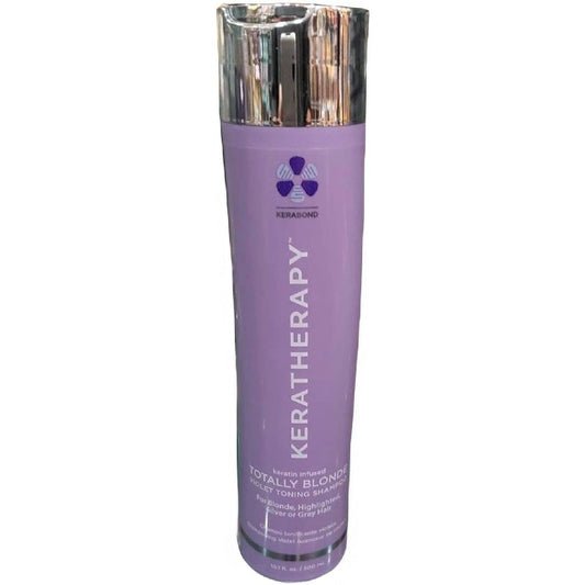 Keratherapy Totally Blonde Violet Toning Shampoo 10.1 OZ - VIP Extensions