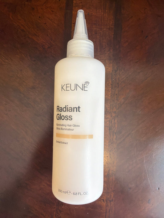 Keune Radiant Gloss Illuminating Hair Gloss with Orchid Extract 6.8 fl oz / 200ml - VIP Extensions