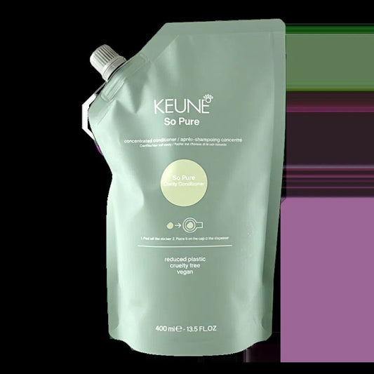 KEUNE So Pure Clarify Conditioner Refill, Anti - Pollution and Hair Health Formula - VIP Extensions
